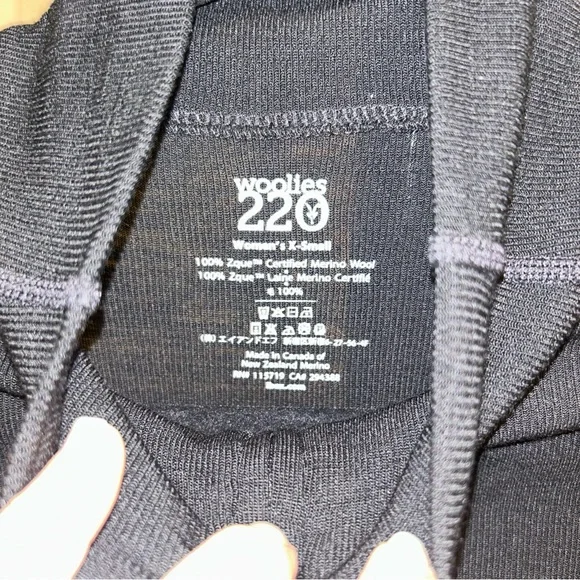 Ibex Midnight Black Long Sleeve Top XS NWT - Picture 5 of 5